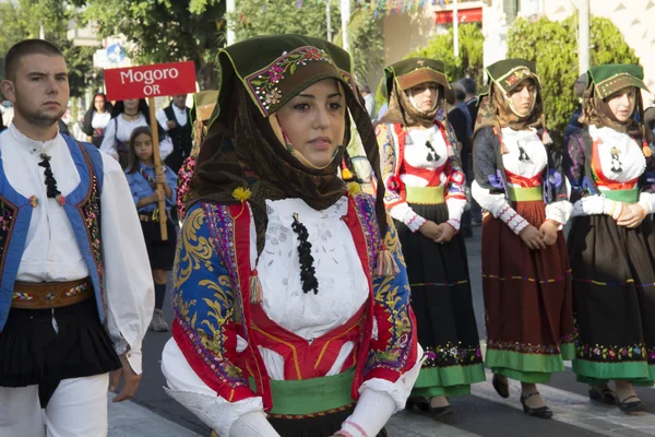 Selargius, İtalya - 9 Eylül 2012: Eski evlilik Selargino - Sardunya
