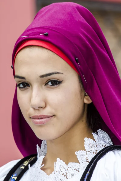 Selargius, İtalya - 13 Eylül 2015: Eski evlilik Selargino - Sardunya