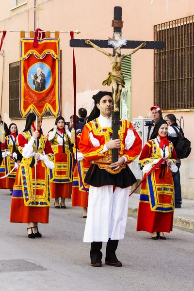 Sfilata di Sant'Efisio — Foto Stock