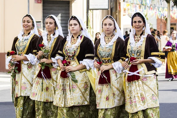 Gruppo folk Ruggeri di Pirri — Foto Stock