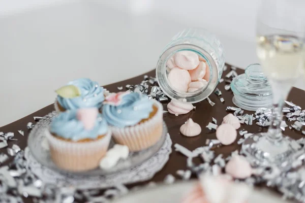 Mesa de sobremesa para uma festa — Fotografia de Stock