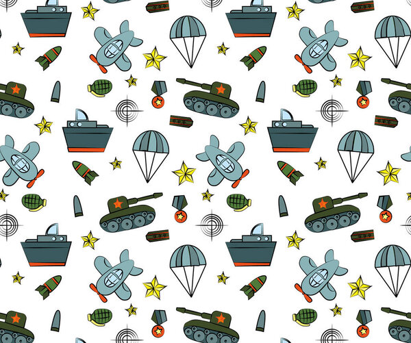 Happy Defender of the Fatherland. Russian national holiday on 23 February. alligraphy in Russian "23 February. Happy holiday! Defender of the Fatherland Day". Elements and symbols of the Russian army 