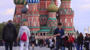 St Basil's Church from Red Square, panorama Moscow, Russia