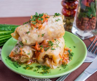 Geleneksel çanak Doğu Avrupa mutfağı 