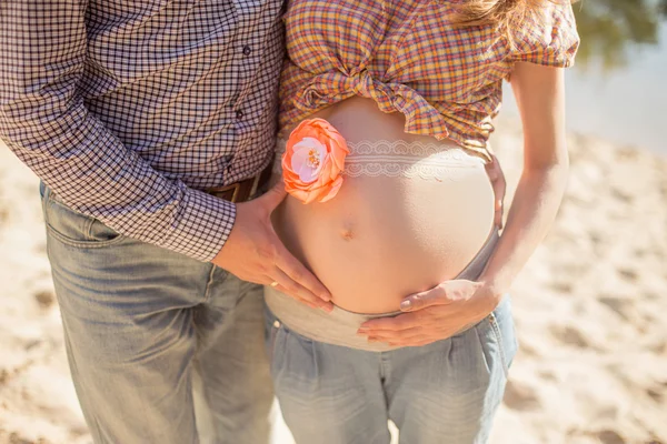 Concept van zwangerschap — Stockfoto
