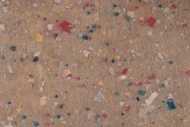 El yapımı kağıt doku arkaplanının yakınlaştırılması. Geri dönüştürülmüş kağıt