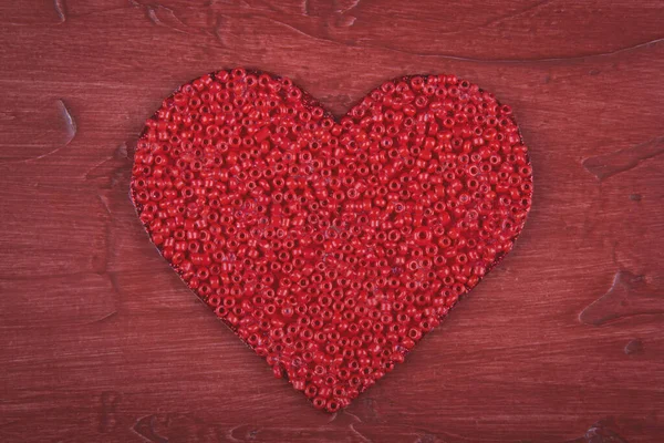 Vista Dall Alto Del Concetto San Valentino Con Spazio Copia — Foto Stock