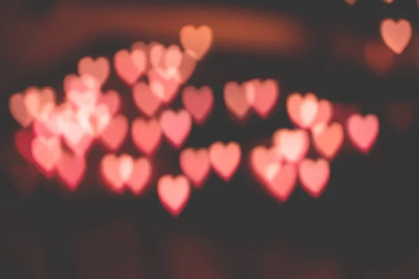 Herzförmige Neonlichter Hintergrund — Stockfoto