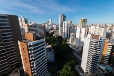 Salvador Bahia Brezilya gökyüzü manzaralı binalar.