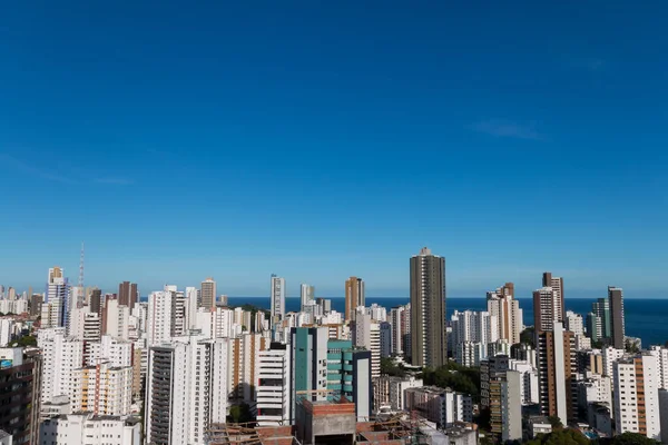 Salvador Bahia Edificios Horizonte Brasil Vista Aérea — Foto de Stock