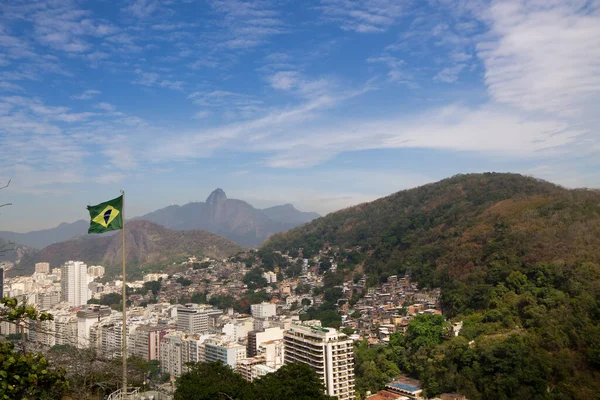 Aerial View Buildings Favela Rio Janeiro Brazil — Stock Photo, Image