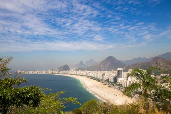 Aerial View Copacabana Beach Rio Janeiro Brazil — Stock Photo, Image