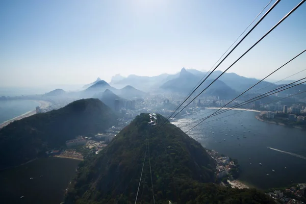 Seilbahn Zuckerhut Rio Janeiro Brasilien — Stockfoto