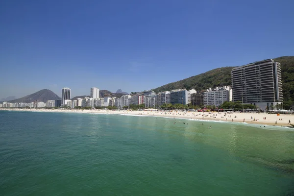 Copacabana Beach Summer Day Rio Janeiro Brazil — Stock Photo, Image