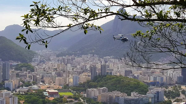 공중에서 리우데자네이루 브라질 — 스톡 사진