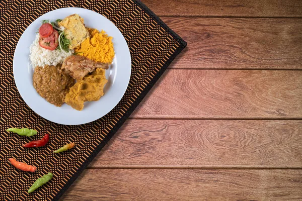 Caruru Plato Comida Típica Brasileña Bahía —  Fotos de Stock