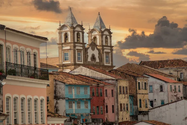 Pelourinho Historyczne Centrum Miasta Salvador Bahia Brazylia — Zdjęcie stockowe