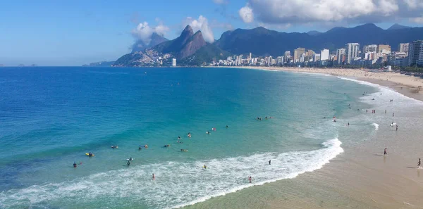 Slavná Pláž Arpoador Ipanema Rio Janeiro Brazílie — Stock fotografie