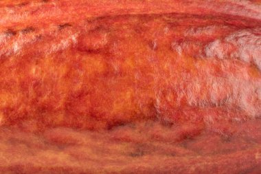 Kakao meyvesi kabuğunun dokusuyla arka plan.