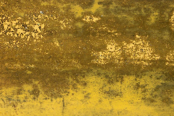 Old Yellow Wall Texture Mold Peeling — Stock Photo, Image