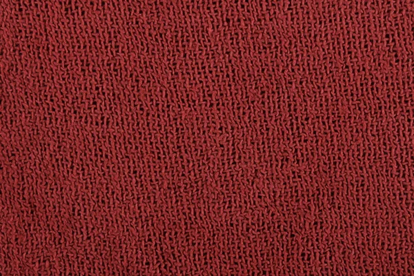 Détail Fibre Tissu Rouge — Photo