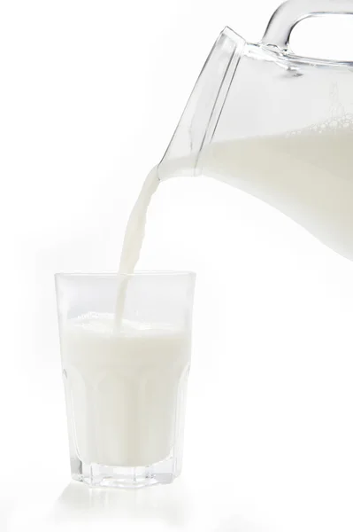 Brocca di latte versata