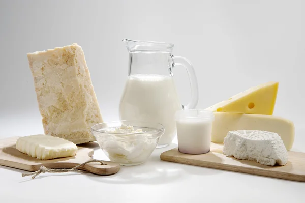 Prodotti italiani del latte — Foto Stock
