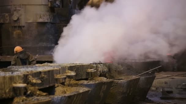 Iron production in Russia — Stock Video