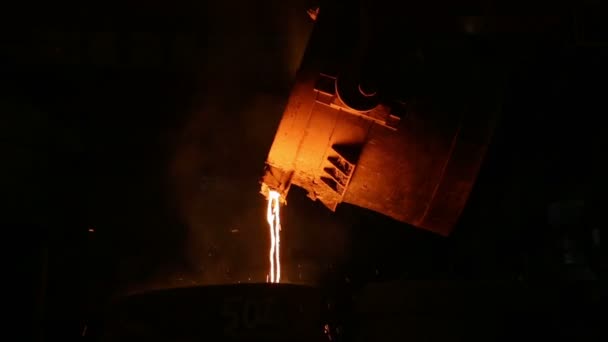 Eisenproduktion in Russland — Stockvideo