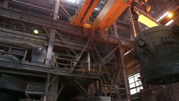 Producción de hierro en Rusia — Vídeo de stock