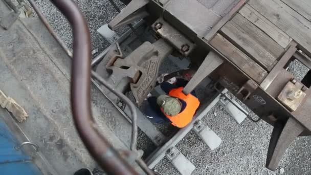 Train de marchandises avec conteneurs de fret 