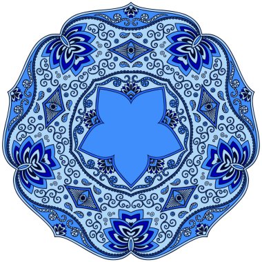 Vektör renk mandala.