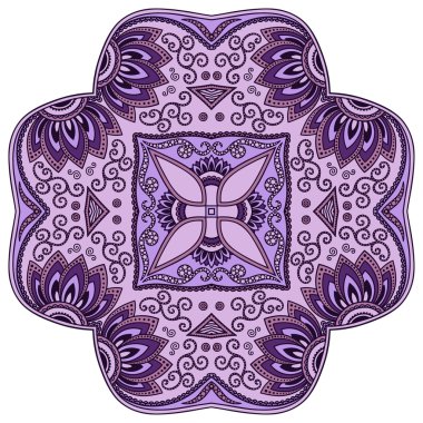 Vektör renk mandala.