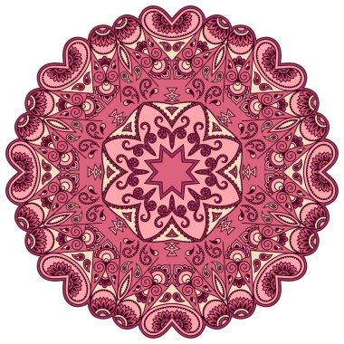 Oryantal tarzı renkli mandalalar vektör görüntü.