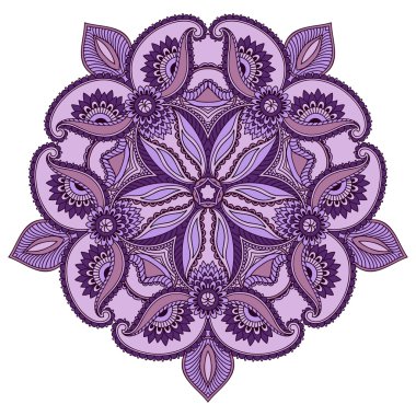 Oryantal tarzı renkli mandalalar vektör görüntü.