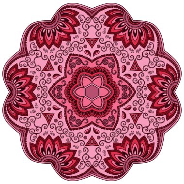 Oryantal tarzı renkli mandalalar vektör görüntü.