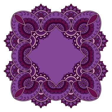 Oryantal tarzı renkli mandalalar vektör görüntü.