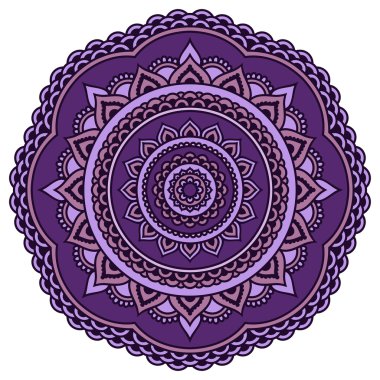 Oryantal tarzı renkli mandalalar vektör görüntü.