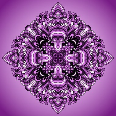 Oryantal tarzı renkli mandalalar vektör görüntü.