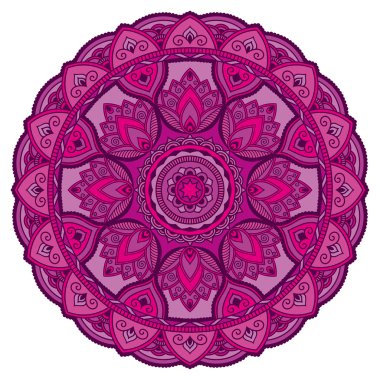 Oryantal tarzı renkli mandalalar vektör görüntü.