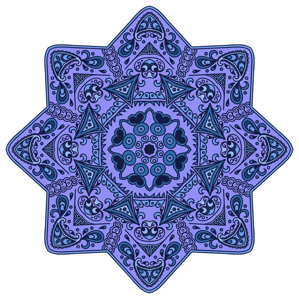 Vektor kép színes Mandala keleti stílusú. — Stock Vector