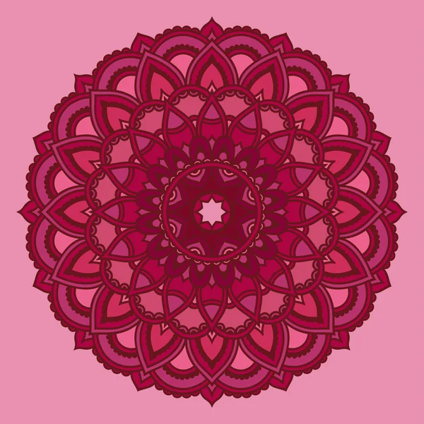 Imagen vectorial de mandalas de color en estilo oriental . — Archivo Imágenes Vectoriales