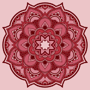 Oryantal tarzı renkli mandalalar vektör görüntü.