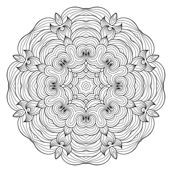 Vector henna tatoo mandala. Style Mehndi . — Image vectorielle