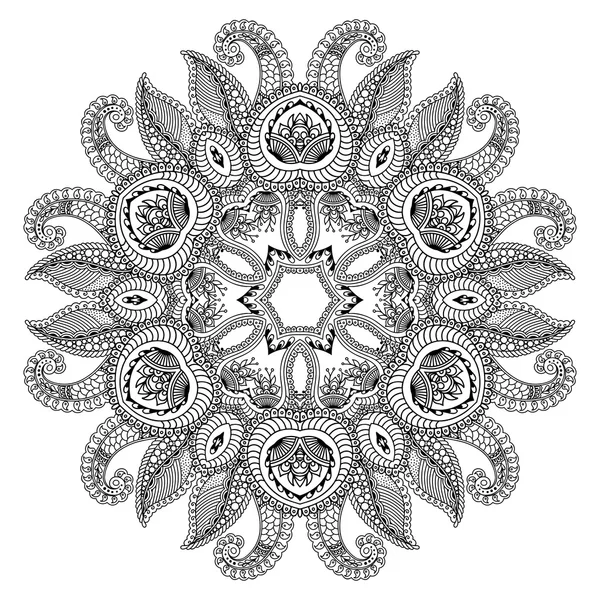 Vector henna tatoo mandala. Style Mehndi . — Image vectorielle