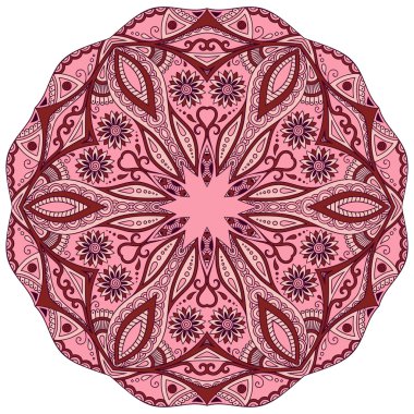 Oryantal tarzı renkli mandalalar vektör görüntü.