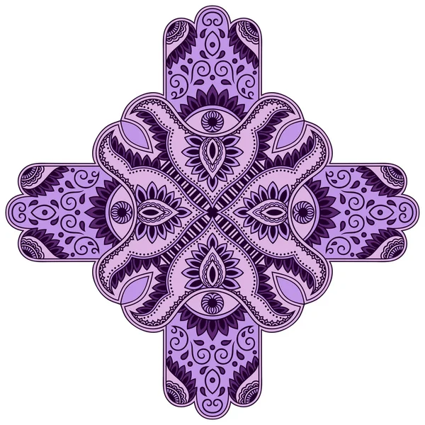 Oryantal tarzı renkli mandalalar vektör görüntü.