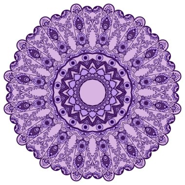 Oryantal tarzı renkli mandalalar vektör görüntü.