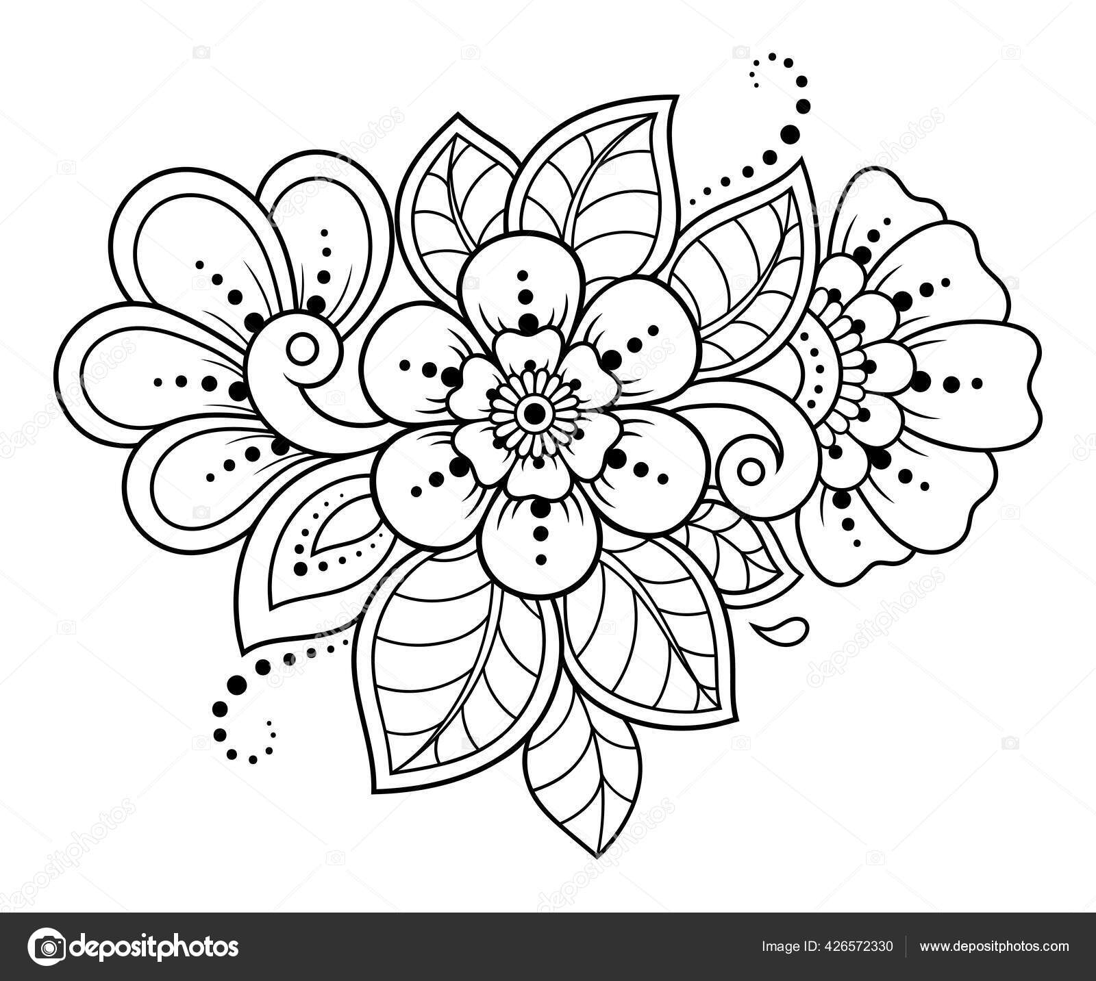 FLOR DE ORIENTE -Stencil, plantilla decorativa para pintar – SD