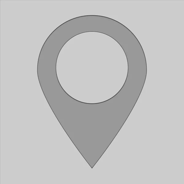 Label on the map icon. — Stock Photo, Image